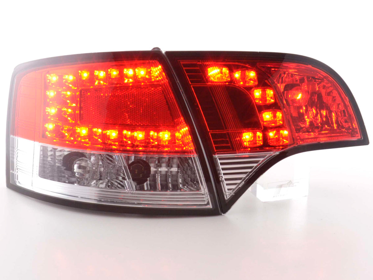 LED Rückleuchten Set Audi A4 Avant Typ 8E 04-08 rot/klar LED Rückleuchten Set Audi A4 Avant Typ 8E 04-08 rot/klar